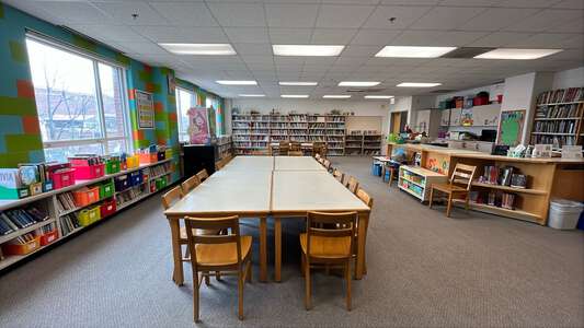 Linne - Carl von Linne Elementary School Library in Chicago 4