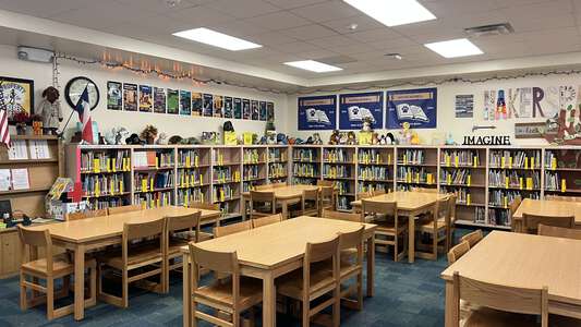 Natha Howell Elementary School Library in Fort Worth