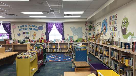 Natha Howell Elementary School Library in Fort Worth