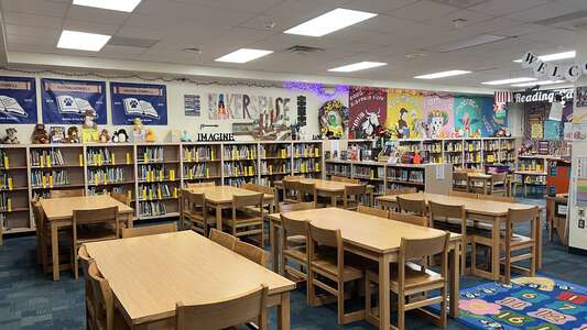 Natha Howell Elementary School Library in Fort Worth