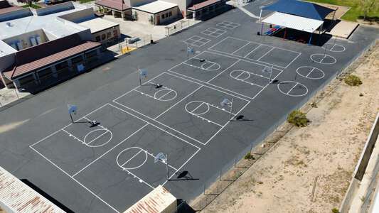 Sycamore Rocks Elementary Outdoor Basketball Courts in Apple Valley 2