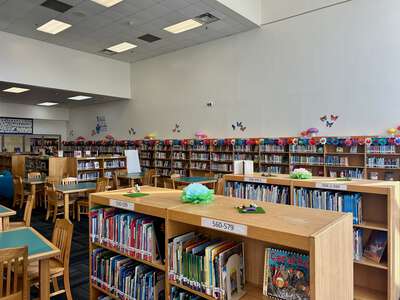 Esperanza Medrano Elementary School Library in Dallas