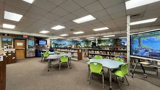 Peachtree Elementary School Media Center in Peachtree Corners