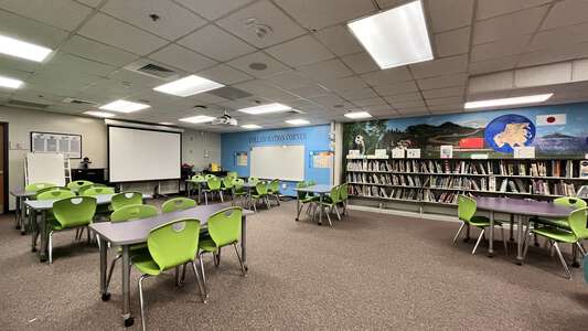 Peachtree Elementary School Media Center in Peachtree Corners