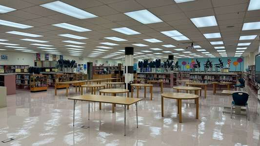 Bowman Ashe Doolin K-8 Academy Lower Academy Media Center in Miami