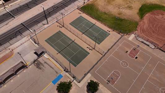 Bill Sybert School Tennis Courts in El Paso 2