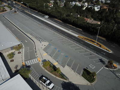 Ralston Intermediate School Parking Lot in Belmont