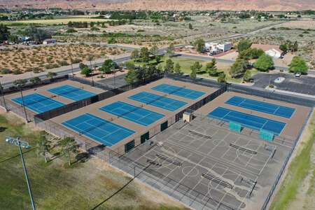 Moapa Valley High School Tennis Courts in Overton