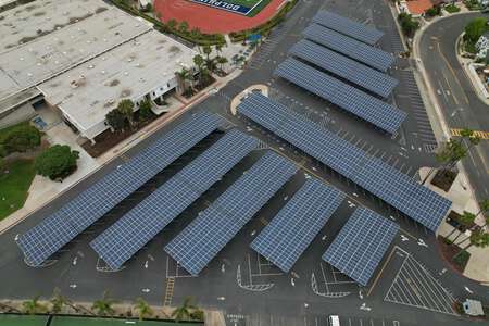 Dana Hills High School Parking Lot - Upper Staff Lot in Dana Point