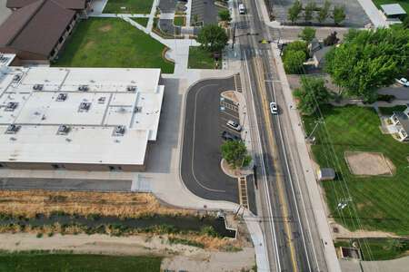Star Elementary Parking Lot - Front in Star