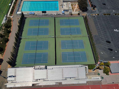 Saratoga High School Tennis Courts in Saratoga