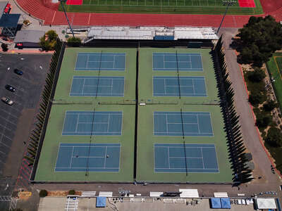 Saratoga High School Tennis Courts in Saratoga
