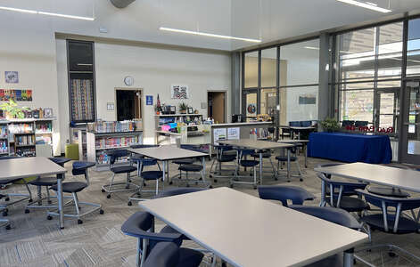 Caneview K-8 School Library in Port Allen