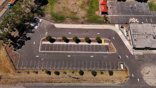 Collegeville Elementary School Parking Lot in Stockton 2