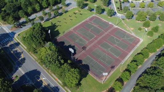 Elbert Edwin Waddell High School Tennis Courts in Charlotte 2