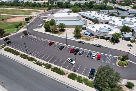 Vail Ranch Middle School Parking Lot - Visitors in Temecula