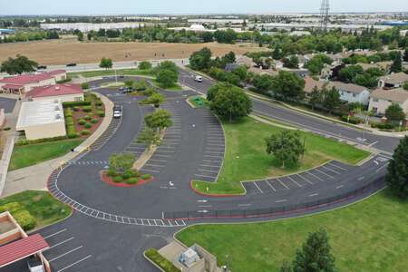 Buljan Middle School Parking Lot in Roseville
