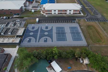 Caloosa Middle School Blacktop / Basketball Courts in Cape Coral
