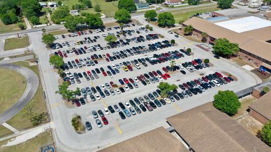 Lake Gibson Senior High School Parking Lot in Lakeland