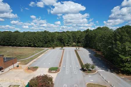 Richards Middle School Parking Lot in Lawrenceville