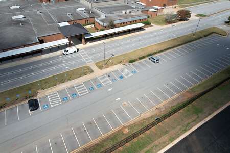Richards Middle School Parking Lot in Lawrenceville