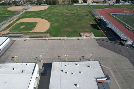 Garey High School Blacktop / Basketball Courts in Pomona