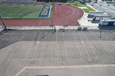 Garey High School Blacktop / Basketball Courts in Pomona