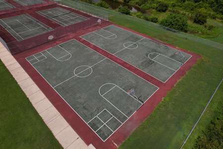 Seven Springs Middle School Outdoor Basketball Courts in New Port Richey