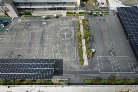 Sherman Elementary School Outdoor Basketball Courts in San Diego