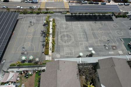 Sherman Elementary School Outdoor Basketball Courts in San Diego