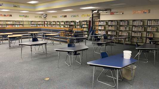 Palm Elementary School Library in Austin