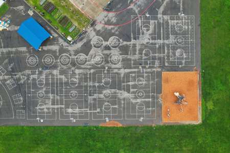 Arlene Hein Elementary School Outdoor Basketball Courts in Elk Grove