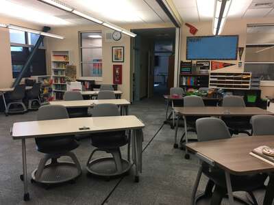 Central Middle School Room 108 - Classroom in San Carlos