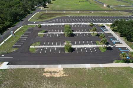 Hudson Academy Parking Lot - Large (Square) in Hudson