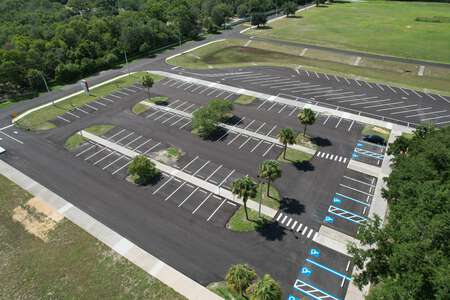 Hudson Academy Parking Lot - Large (Square) in Hudson