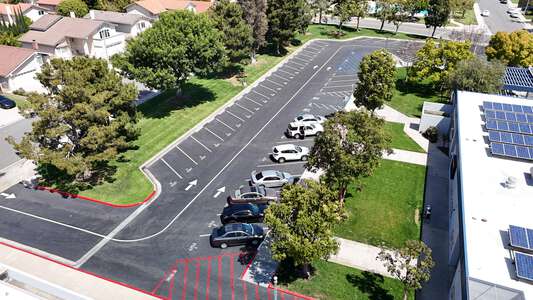College Park Elementary School Parking Lot in Irvine