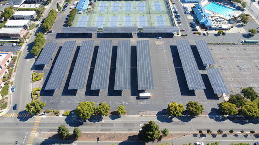 James Logan High School Parking Lot - Main Area Alvarado-Niles in Union City