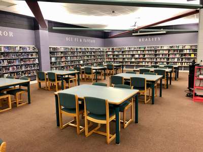 Tates Creek High School Media Center in Lexington