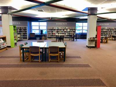Tates Creek High School Media Center in Lexington