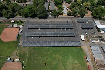 Chico High School Parking Lot - Solar Panels in Chico