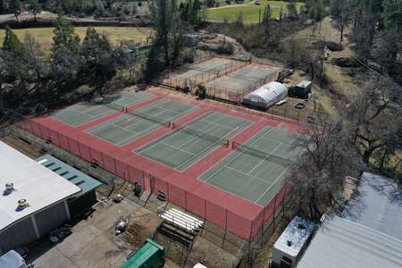 Colfax High School Tennis Courts in Colfax