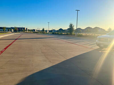 Alma Martinez Intermediate School Parking Lot - Side in Mansfield