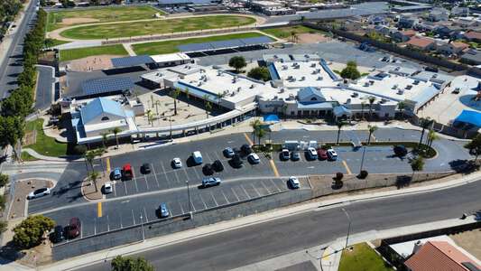 Manuel L Real Elementry School Parking Lot - Front in Perris 2