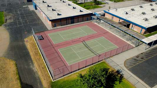 Ben F. Kolb Middle School Tennis Courts in Rialto 3