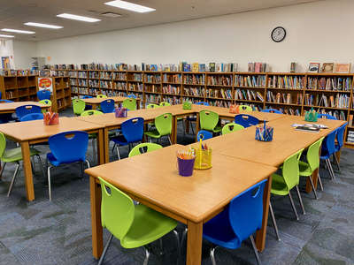 Cheney Elementary School Media Center in Orlando