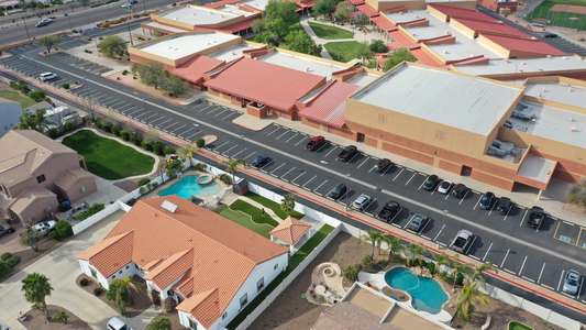 Greenfield Junior High School Parking Lot in Gilbert