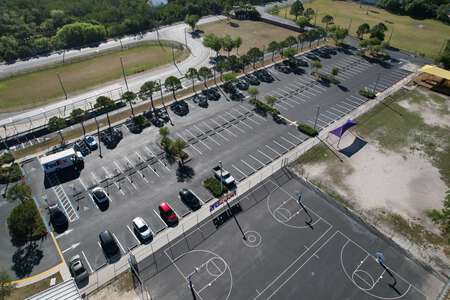 Heights Elementary School Parking Lot in Fort Myers