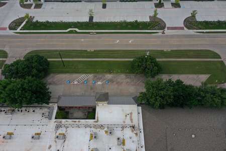 Pinkerton Elementary School Parking Lot - Front - PES in Coppell