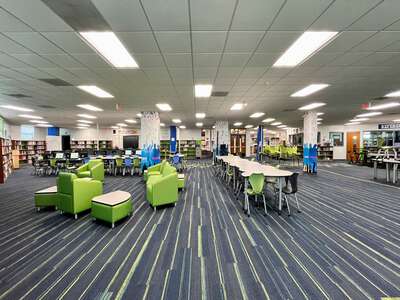 Miami Beach Nautilus Middle School Library in Miami Beach