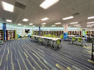 Miami Beach Nautilus Middle School Library in Miami Beach